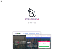 Tablet Screenshot of braginteractive.com